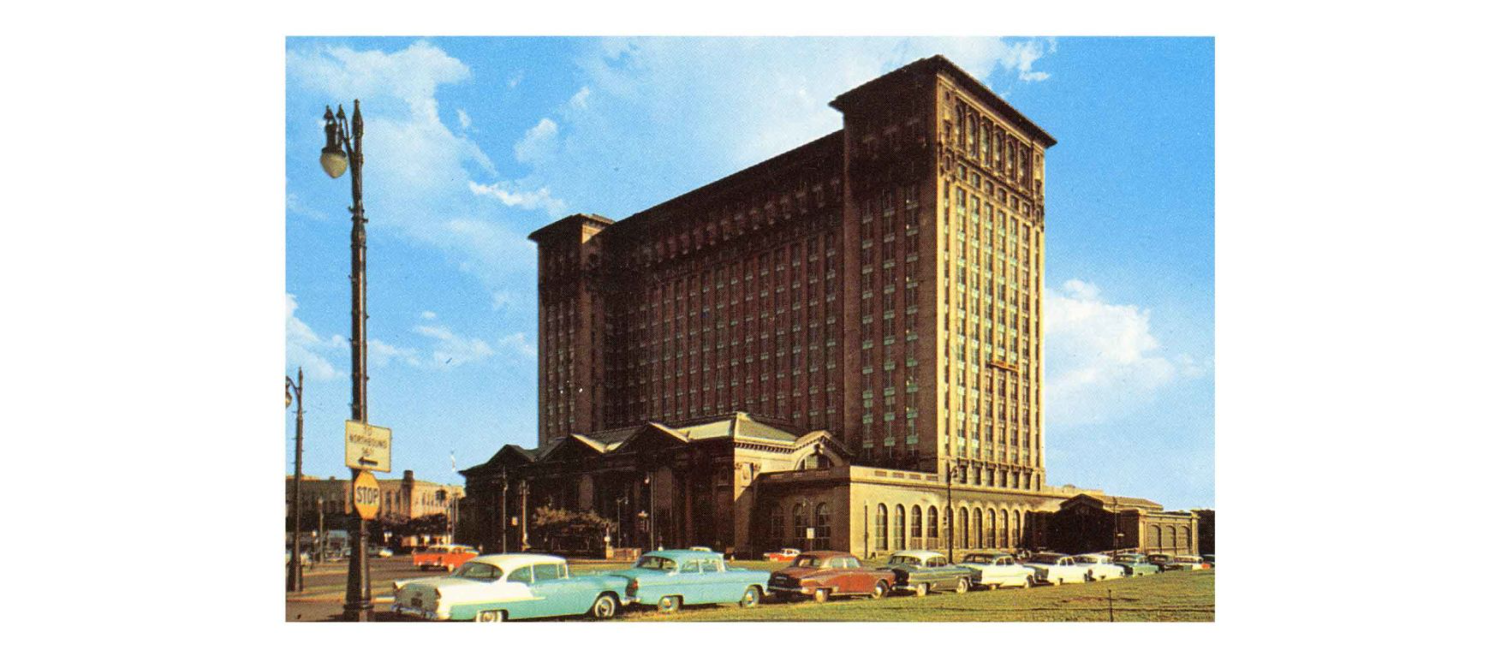 historic photo of Michigan Central Station