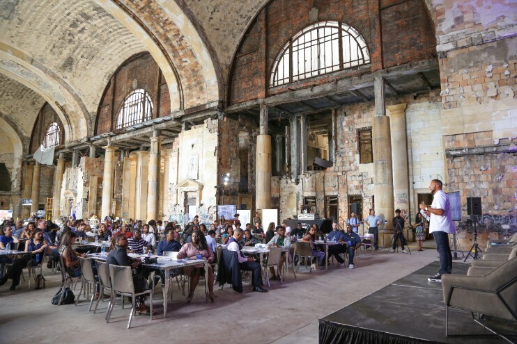 Reimagined Detroit Tech Nearly 200 millennial leaders participated in Reimagined Detroit Tech, a day of design challenges and workshops to share ideas and a new vision for Detroit’s Corktown neighborhood, as Ford renovates Michigan Central Station and creates a new tech and mobility hub.