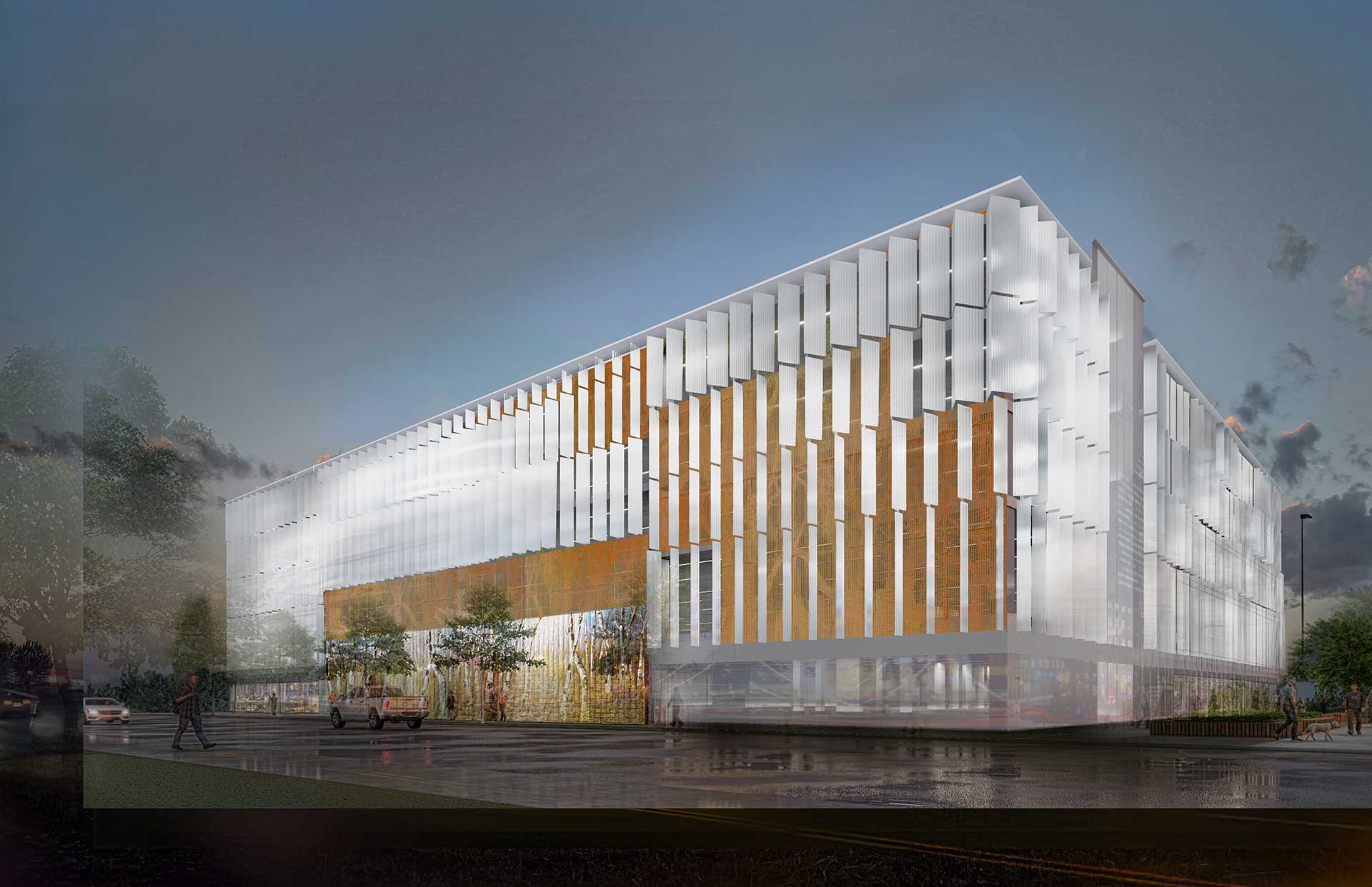 When complete, the Bagley Mobility Hub will be a state-of-the-art, tech-enabled mobility center