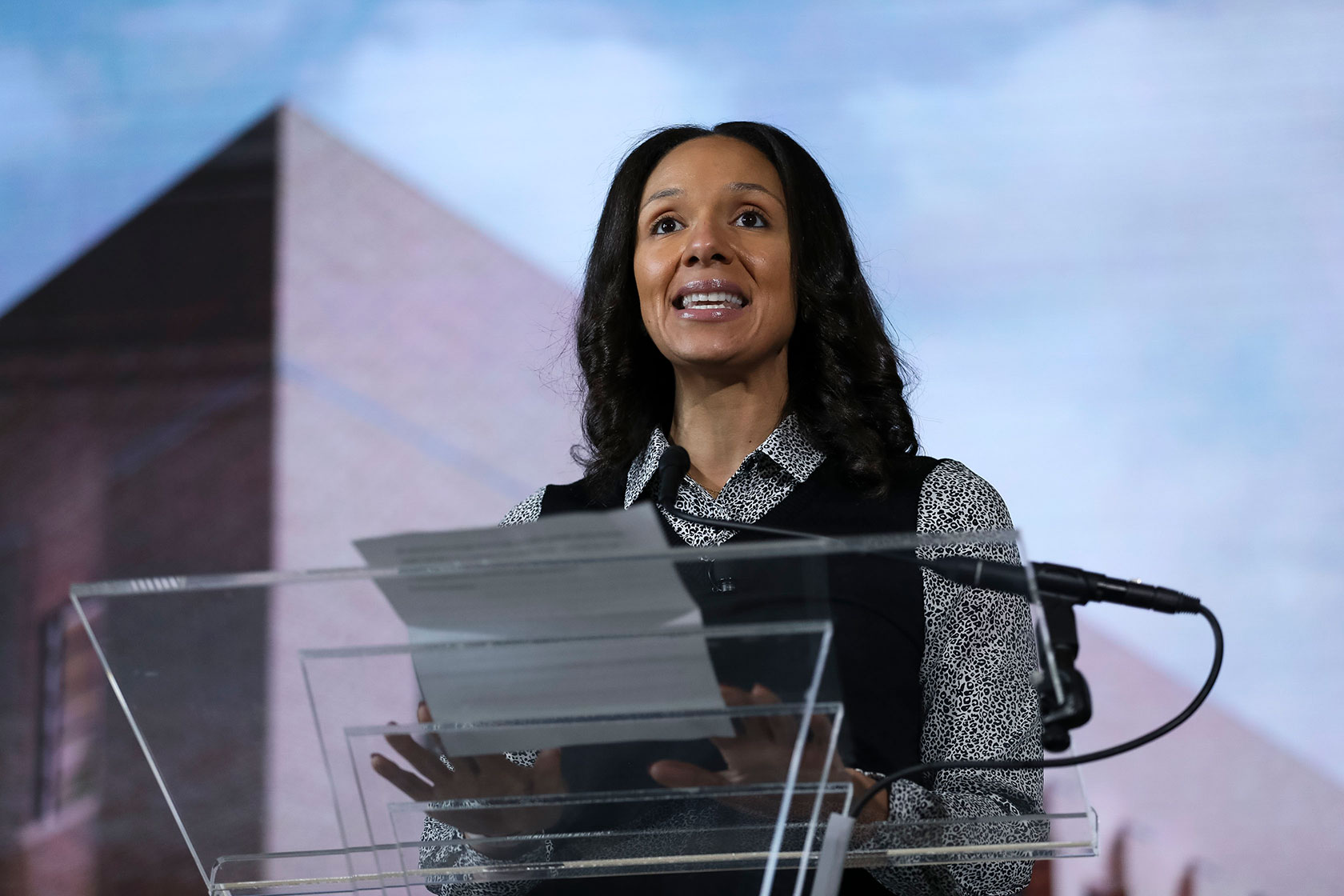 Mary Sheffield at the Michigan Central Founding Member and Partnership Announcement